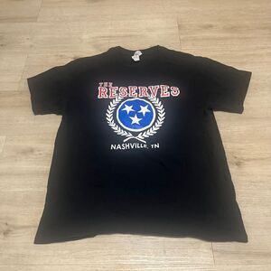 The Reserves Nashville‎ TN Punk Rock Mens Shirt Sz L Black Oi! Templars Bruisers